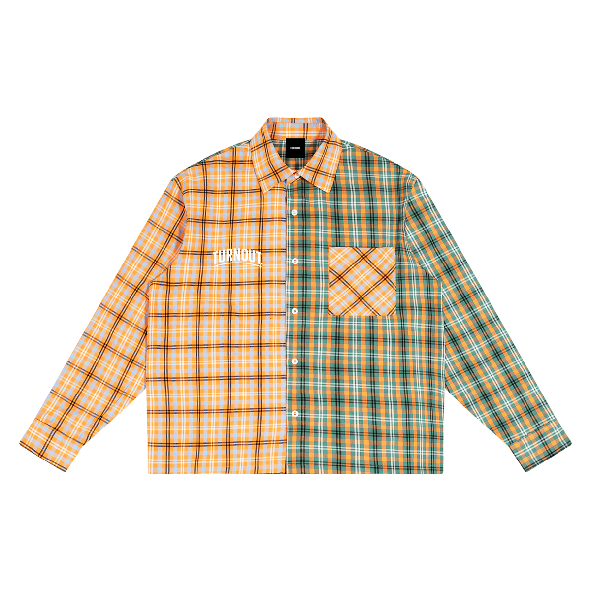 TurnOut Oversized Plaid Shirt