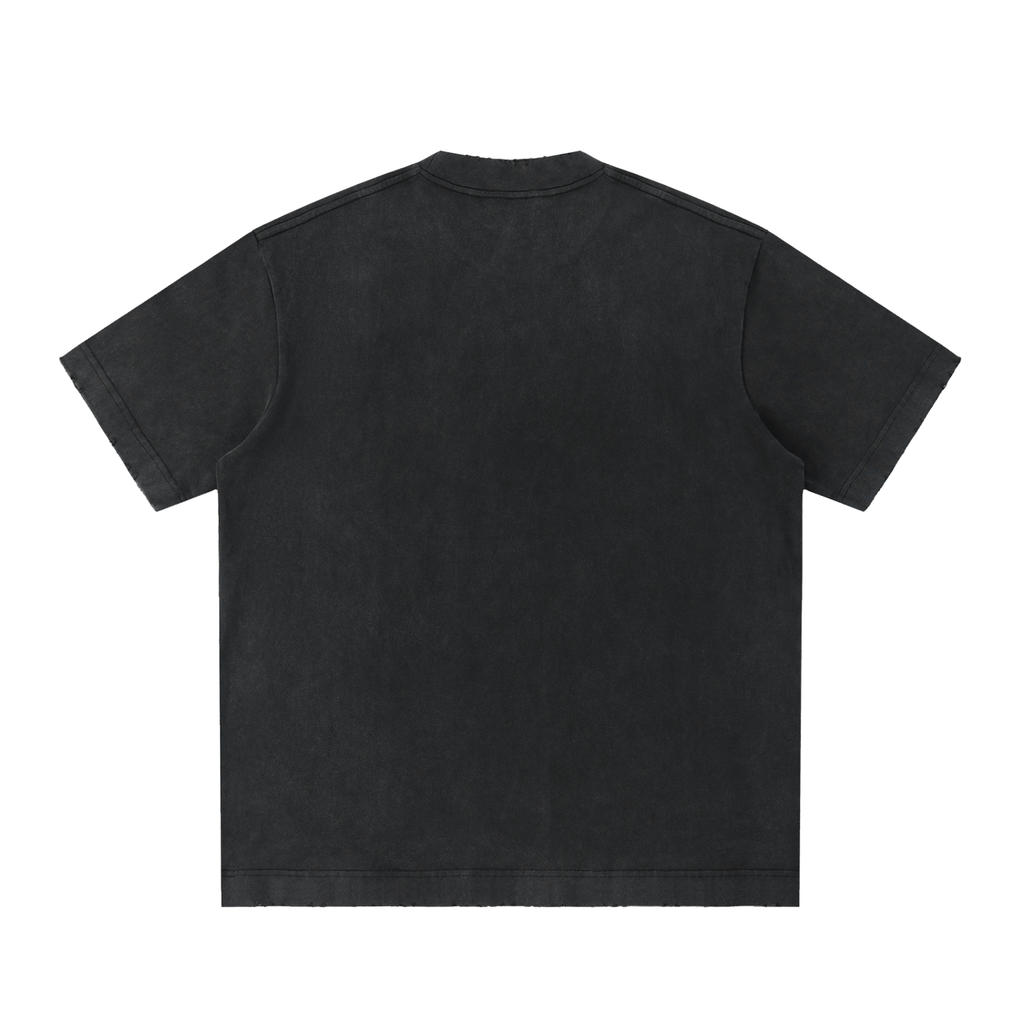 TurnOut Vintage Washed Frayed T-Shirt