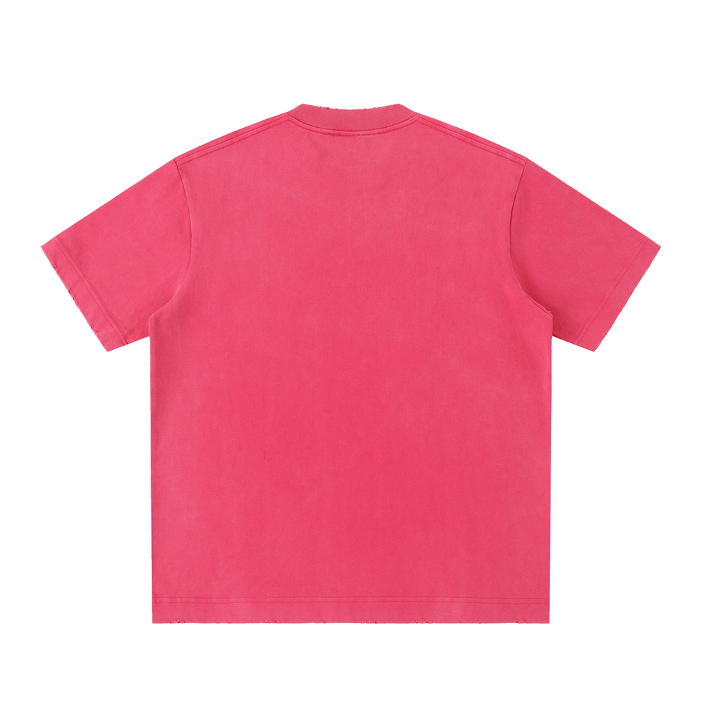 TurnOut Vintage Washed Frayed T-Shirt