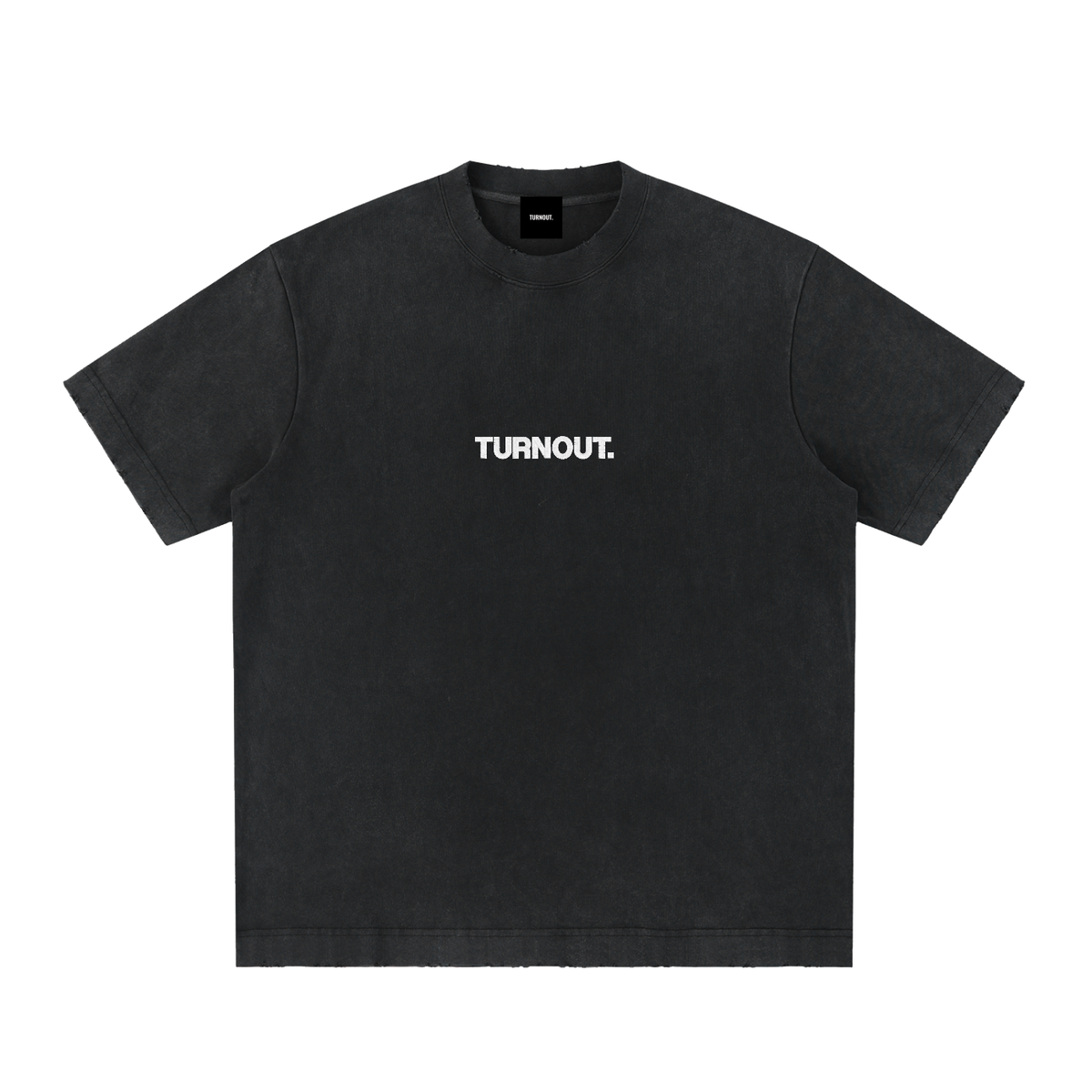 TurnOut Vintage Washed Frayed T-Shirt