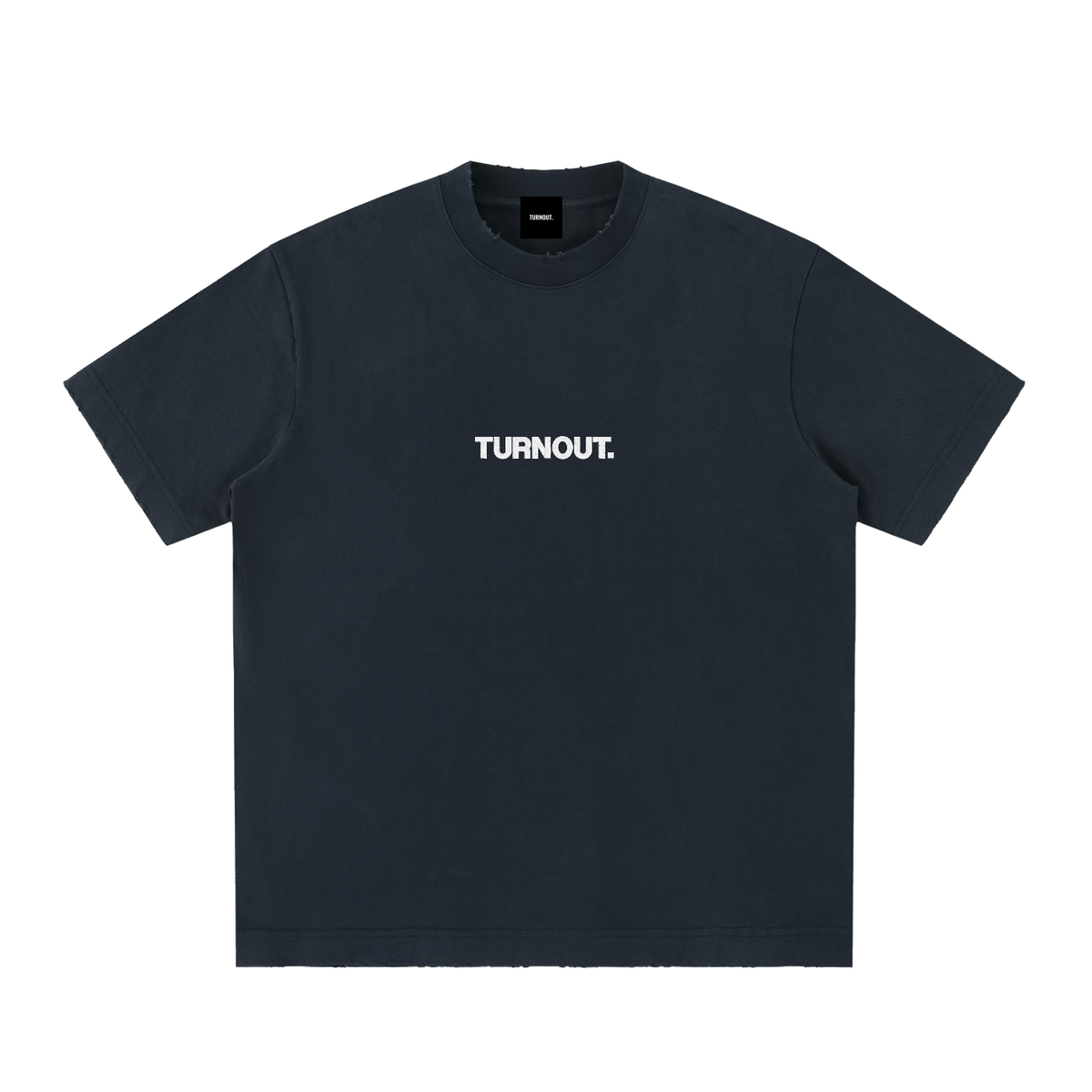 TurnOut Vintage Washed Frayed T-Shirt