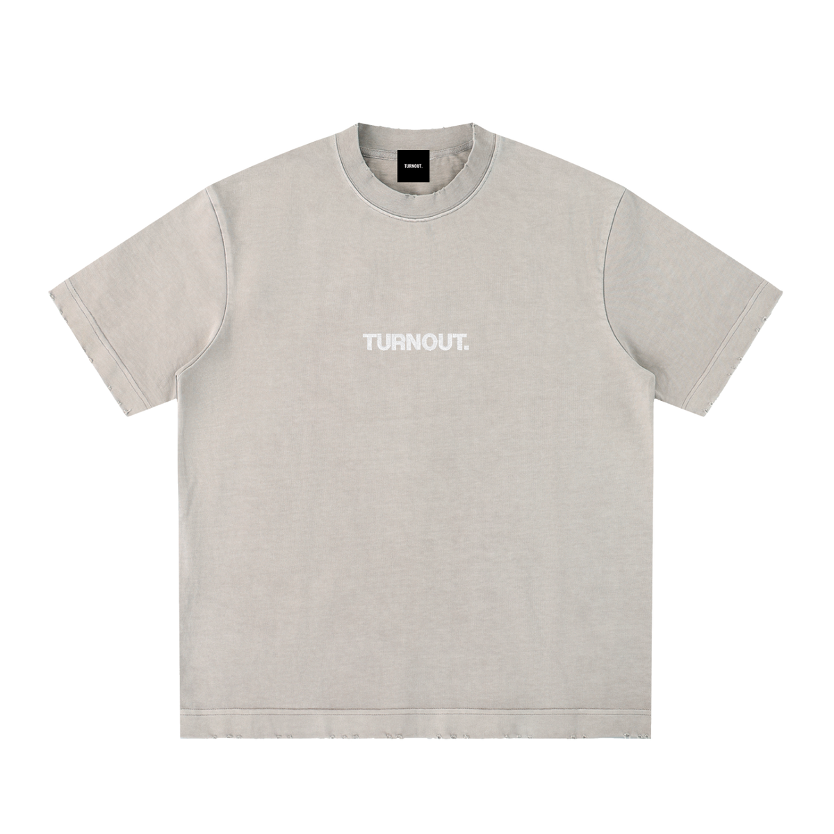 TurnOut Vintage Washed Frayed T-Shirt